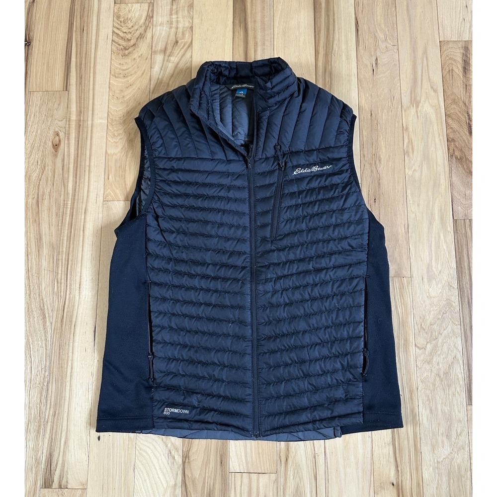 Eddie Bauer Vest Mens Medium Stormdown 800 Puffer Lightweight Outdoor Jacket